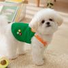 Spring and Summer Dog Cute Cartoon Fruit Sticker Show Traction Strap Cat Two Feet Teddy Bears Pet Clothes Dog Costume