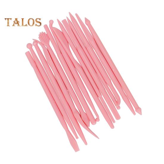 Talos 14 шт., резак для моделирования торта из сахара, сделай сам, инструмент для украшения скульптуры, ручка для вырезания