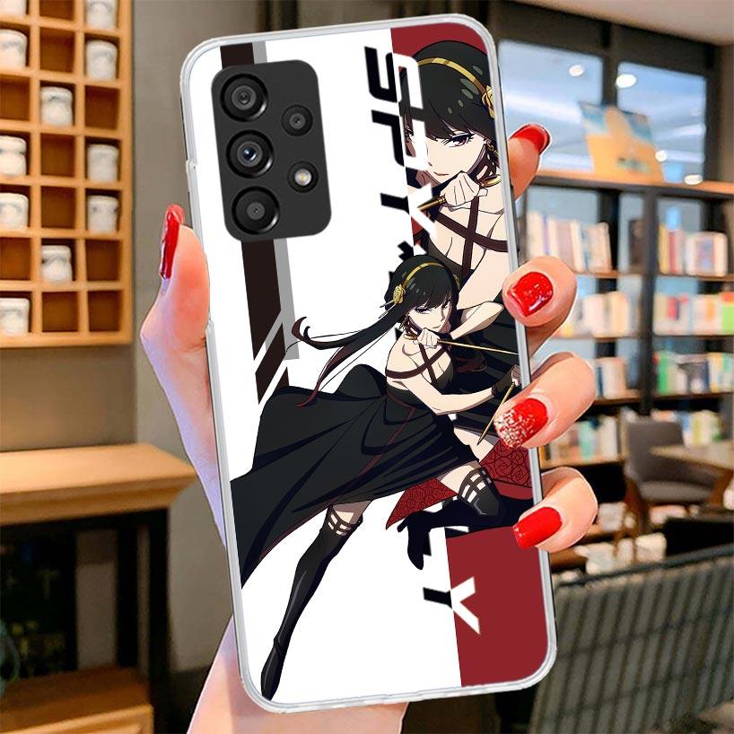 Anime Spy Family Anya Phone Case For Samsung Galaxy A17 A37 A57 A16 A26 A36 A56 A15 A25 A35 A55 A14 A24 A34 A54 A13 A23 A33 A53