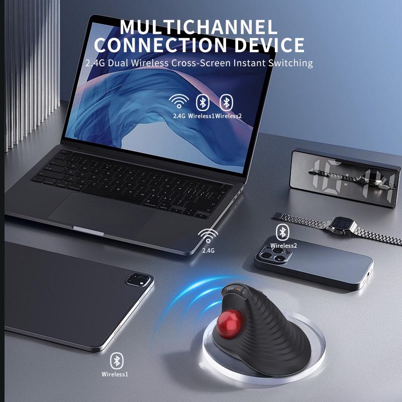 Эргономичная Bluetooth-мышь-трекбол JOMAA для PS и САПР