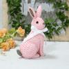 Bow Tie Easter Home Rabbit Ornament European Courtyard Resin Decorative Ornament Garden Rabbit Holiday Decoration