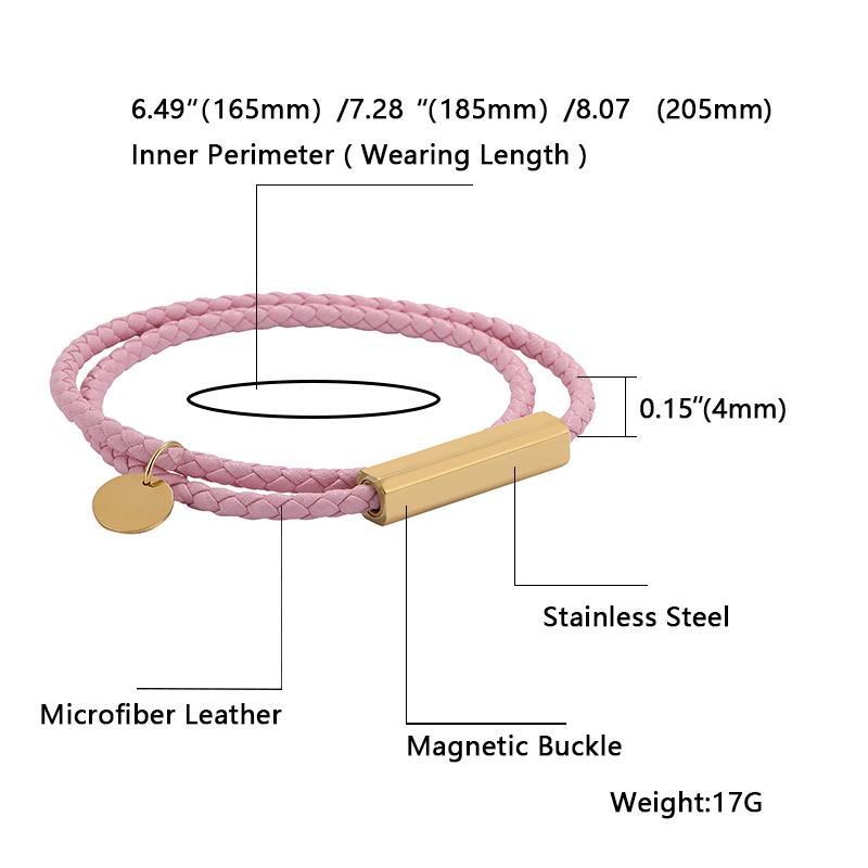 Модные кожаные браслеты женские, из нержавеющей стали, многослойные плетеные веревочные браслеты для женщин, женские браслеты, ювелирные изделия
