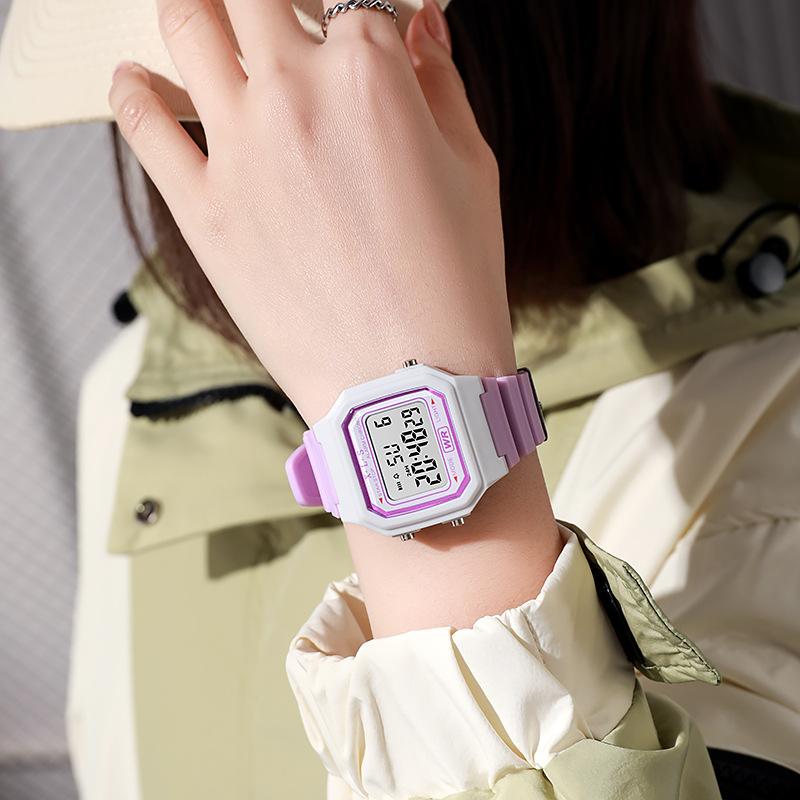 Новые детские светодиодные цифровые часы студенческие многофункциональные спортивные часы для улицы минималистичные мужские и женские электронные часы