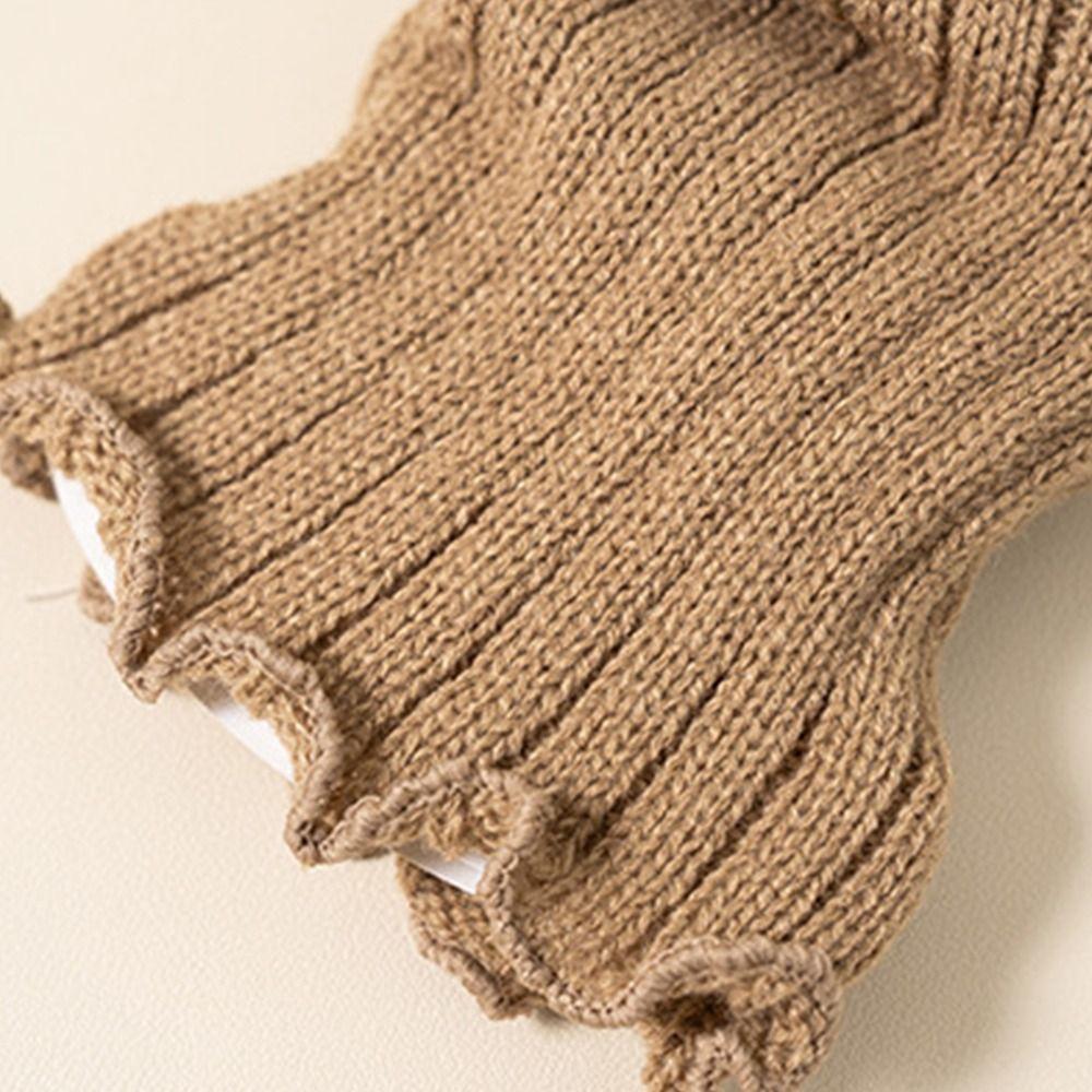 Japanese Style Children's Leg Warmers Harajuku Ballet Guards Socks Knitted Leg Cover  Autumn/Winter