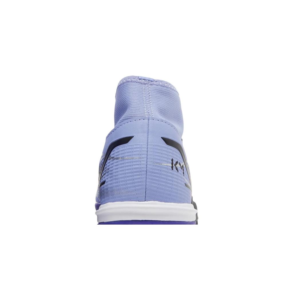 Nike Kylian Mbappé Mercurial Superfly 8 Academy TF 'Flames' (Unisex) Light Thistle / Indigo Burst / Bright Crimson / Metallic Silver