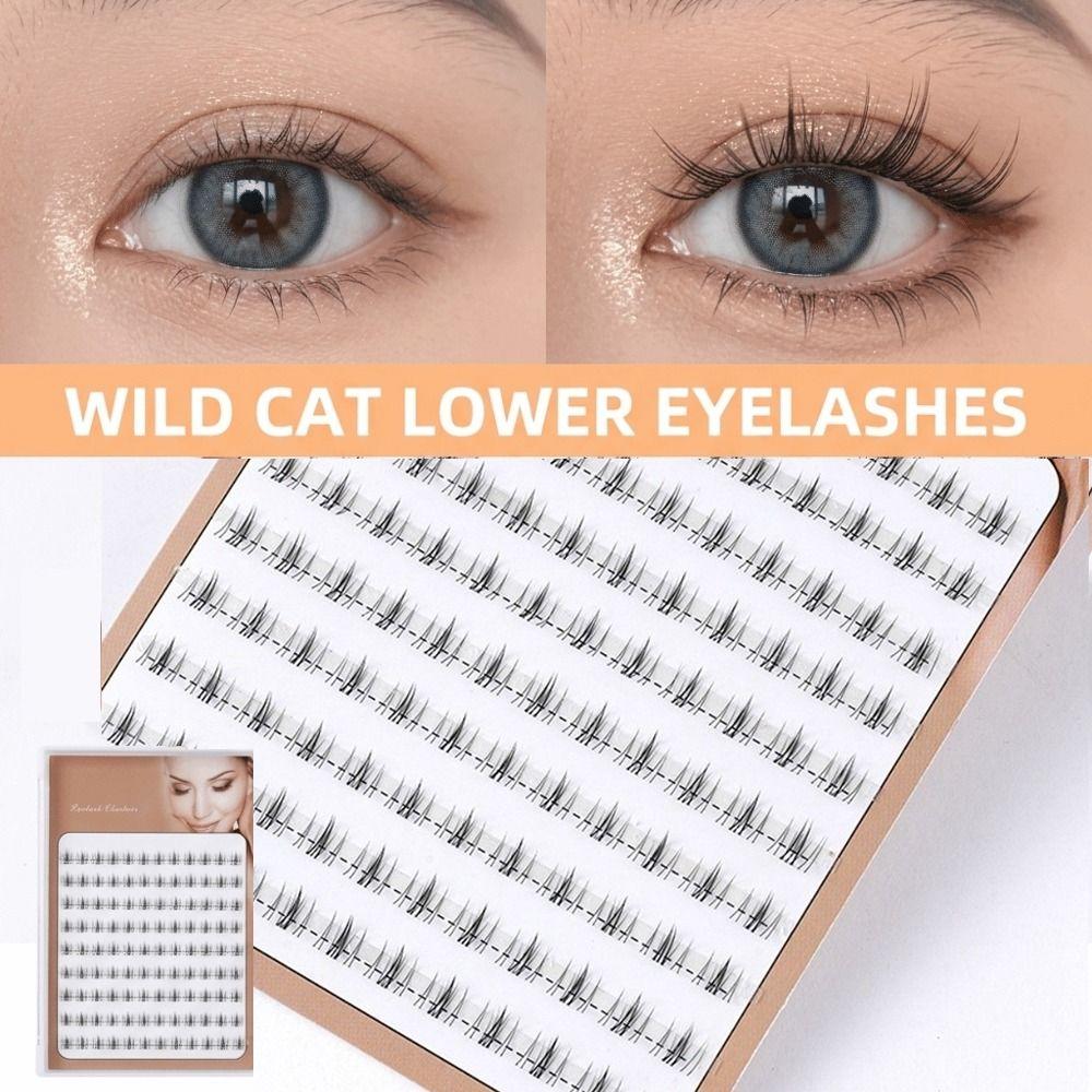 6-7MM Self Adhesive Lower False Eyelashes Black Lower Fake Eyelashes DIY Lashes Extension Party