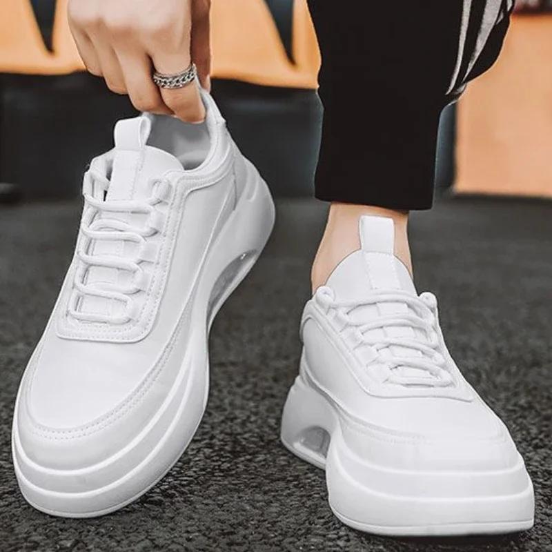 Мужские повседневные кроссовки, высококачественная мужская спортивная обувь, новые модные удобные теннисные туфли на воздушной подушке, дизайнерская роскошная мужская обувь