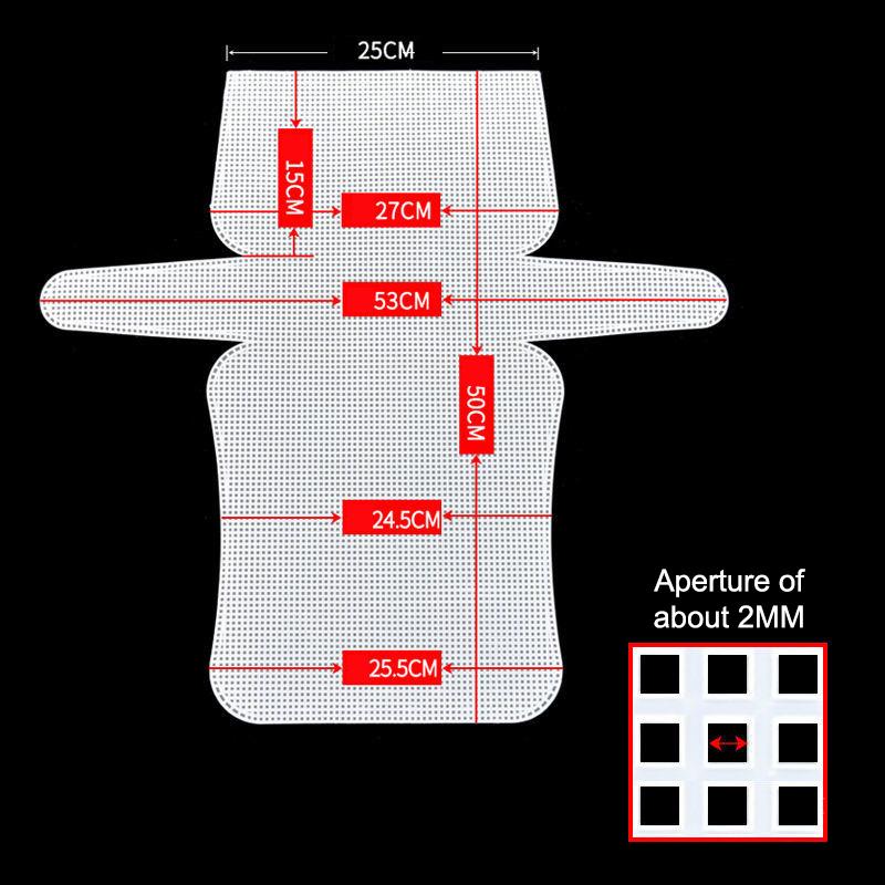 Набор для плетения сумок своими руками с легкой пластиковой сетчатой тканью