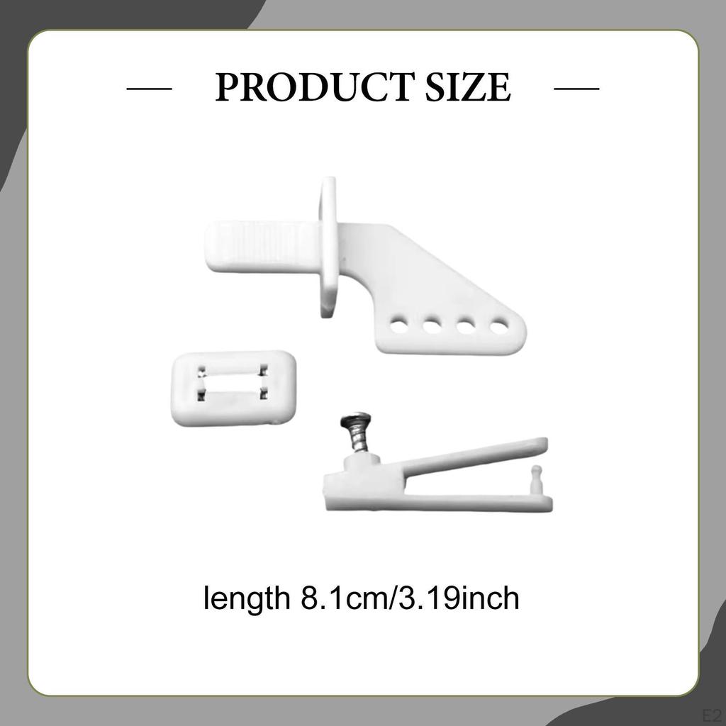30 Pieces Control Horns Sets with Clevis and Screws DIY Parts 3.19 Inch Aileron Replacement Compact