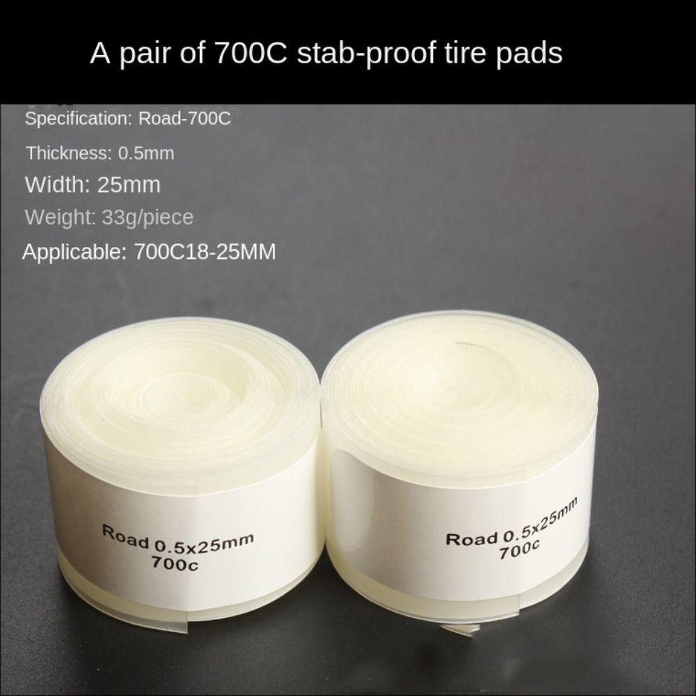 Tire Liner Tape Protection Pad Tire Patch Glue Square Patch Tire Patch Bike Repair Stab Tape