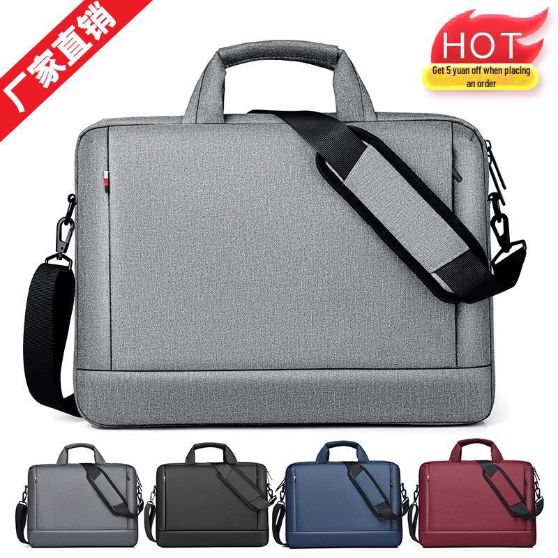 Waterproof Commuter Laptop Bag: Large-Capacity Fashionable Briefcase and Shoulder Bag for Men and Women
