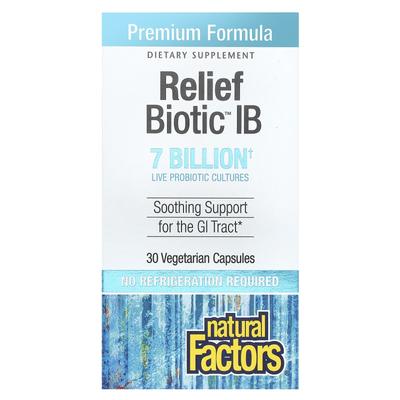 ReliefBiotic IB, 7 миллиардов, 30 вегетарианских капсул