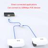 2-в-1 POE-сплиттер, трехсторонний разъем RJ45 для установки камеры безопасности, системы сетевого мониторинга