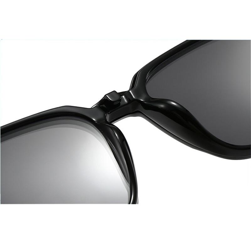 Magnetic Clip-On Polarized Sunglasses Frame-Style Sunglasses Prescription Glasses Driving Night Vision Sunglasses