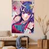 2025 горячая распродажа Аниме О-Оши Но Ко Хосино Ай Подвесной Богемский гобелен Подвесной Таро Хиппи Настенные ковры Общежитие Японский гобелен