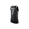 Nike Джерси NBA Brooklyn Nets Kevin Durant 75th Icon Edition, черный/белый, мужская уличная одежда DB3305-010