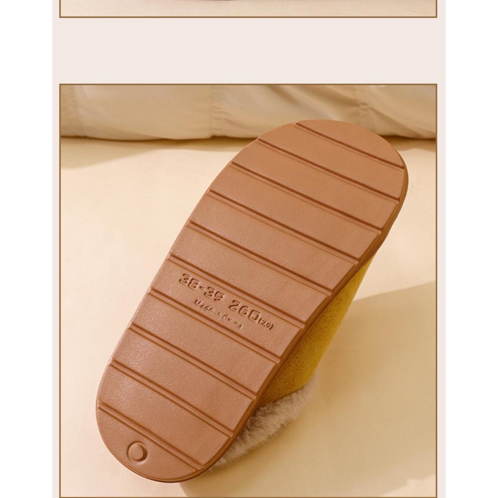 Домашние хлопковые тапочки для женщин, замшевые для осени и зимы, комнатные и зимние тапочки на толстой подошве для мужчин