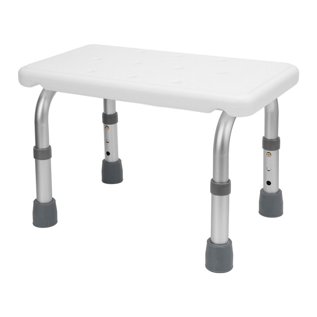 Душевой стул из алюминиевого сплава с противоскользящими дренажными отверстиями, многофункциональный стул для ванной комнаты, табурет для