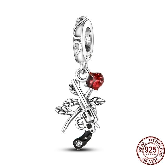 The New Pendant Beaded Charms Fit Bracelet 925 Sterling Silver Women DIY Fine Jewelry