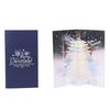 3D for Pop Up Christmas Greeting Cards Merry Xmas Cards Handmade Holiday Tree Postcard with Envelopes for Thanksgiving D