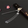 Vintage Fashion Butterfly Bridal Chinese Flower Hair Sticks Plate Hair Fork Tassel Hairpin Tassel