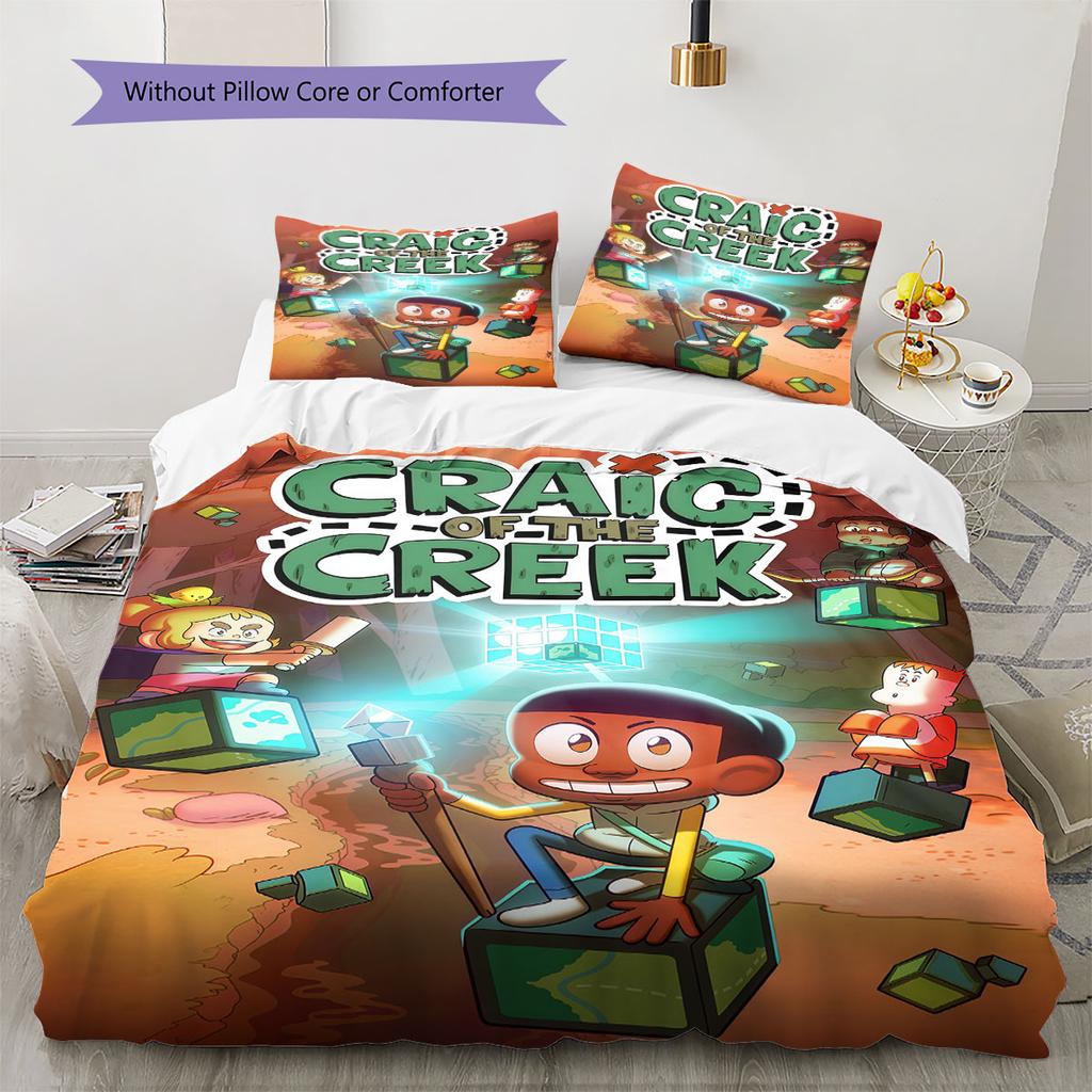 Creek Hideout Bedding Quilt Set Quilt Cover Pillowcase Home Decoration Birthday Gift (1 * duvet cover + 2 * pillowcase, without core)