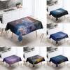 Mysterious Starry Sky Printed Tablecloth Outdoor Camping  Kitchen Table Home Decor Stain Resistant Waterproof