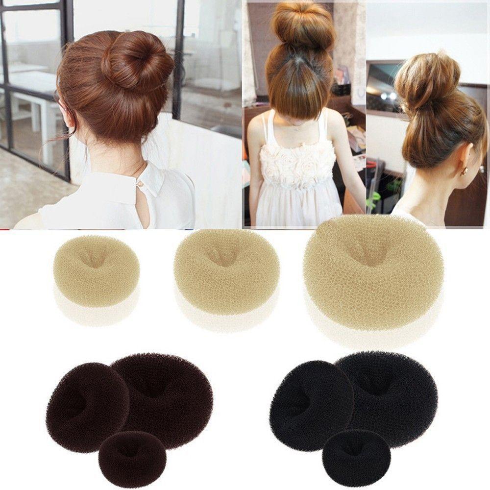 Tools Women's Fashion Hair Styler Hair Ring Bun Shape Foam Sponge Hair Accessories Donuts Style