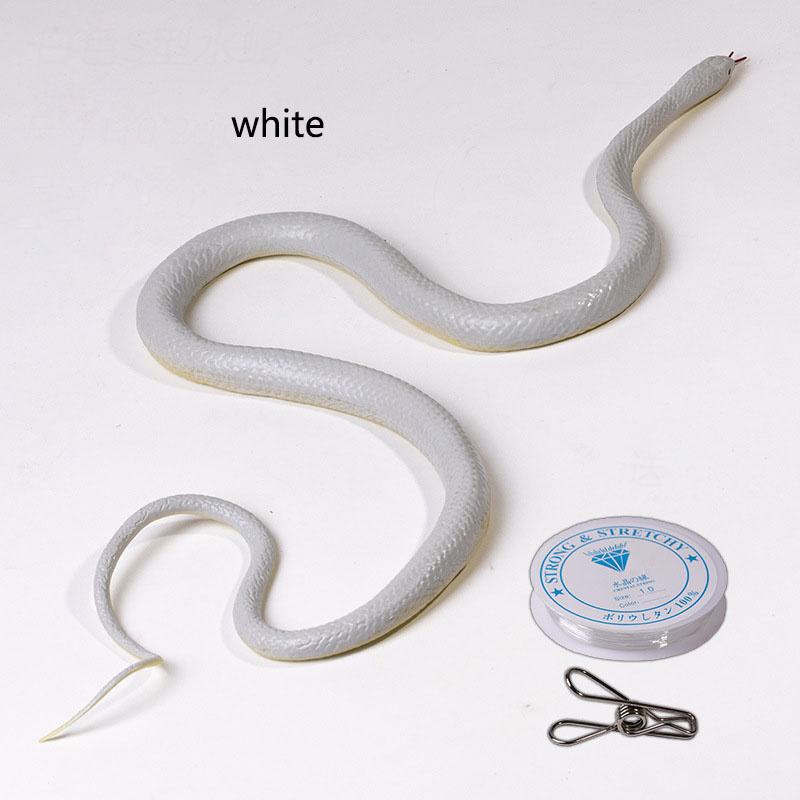 Snake Prank with String Clip Realistic Rubber Snake Prank for Teasing Friends Funny Prank Kit for Adults Prank Stuff
