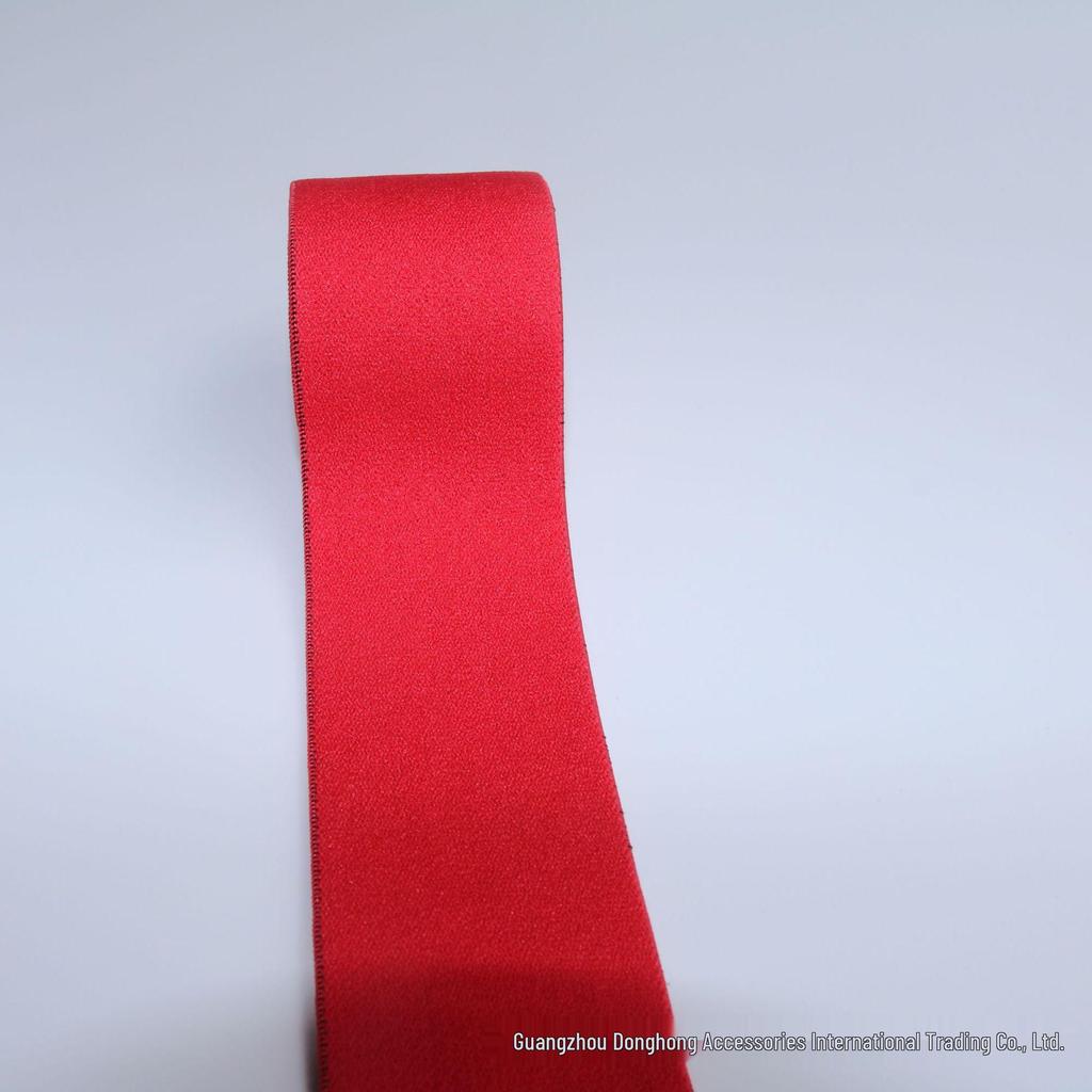 High-Elastic Polyester Imitation Nylon Band for Waistbands and Skirts