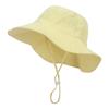 Wide Brim Baby Sun Hat Cotton Kids Beach Cap Casual Toddler Bucket Hat  Boy and Girl