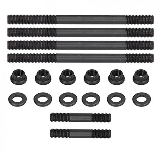 Cylinder Head Bolts, Steel Heavy Duty Cylinder Head Studs Nuts Kit Fit for Rhino 660/ 660