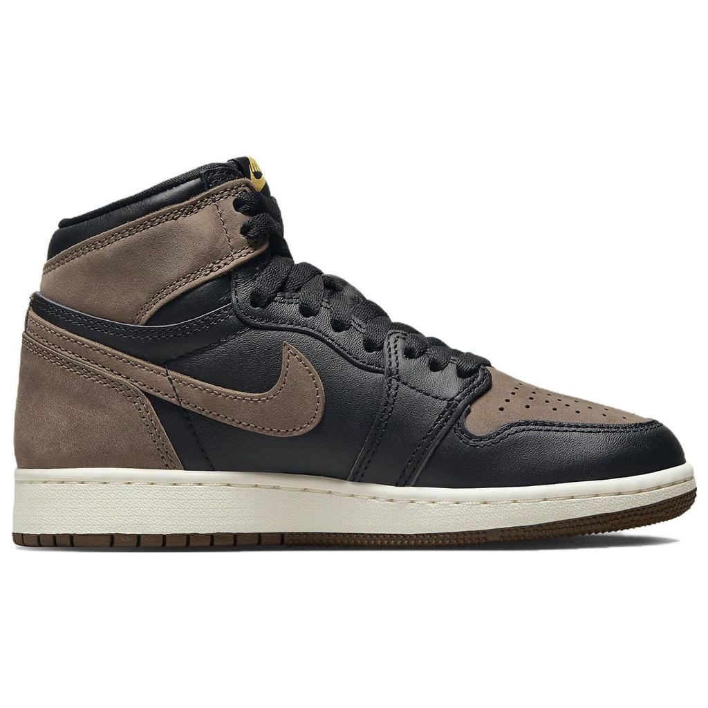 Детские кроссовки Air Jordan 1 Retro High OG GS Palomino Коричневый Черный Металлик-Золотой FD1437-020