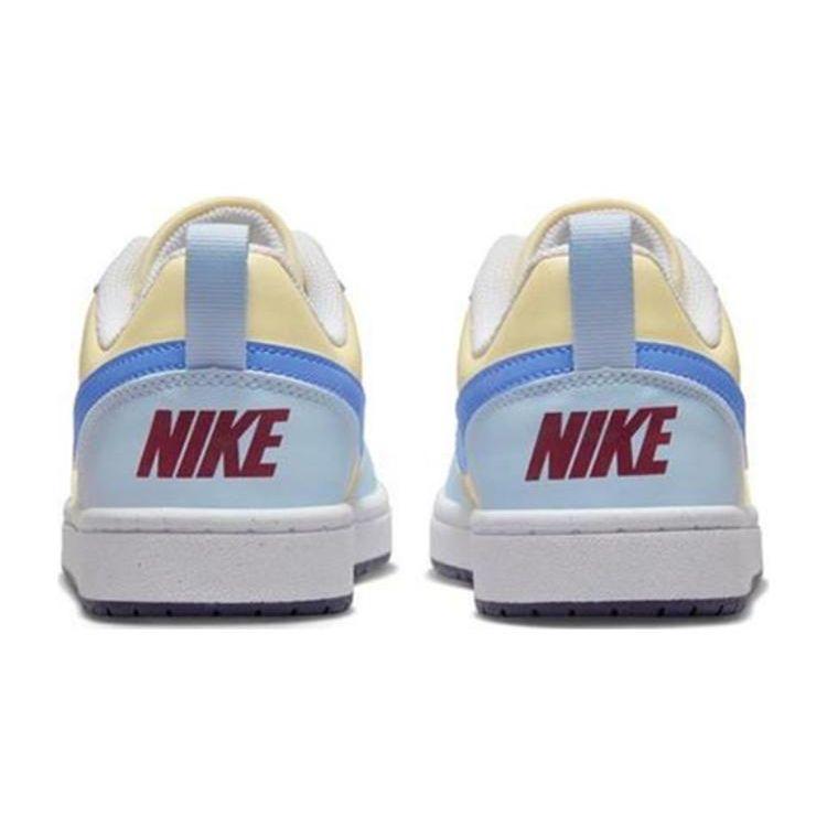 Nike Court Borough Low Recraft GS Coconut Milk Polar White Детские кроссовки Синие Голубые Темно-фиолетовые FV8120-141
