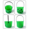 Halloween Candy Bucket Pumpkin Skull Bucket Trick or Treat Bucket with Handle for Kids Halloween Party Decoration