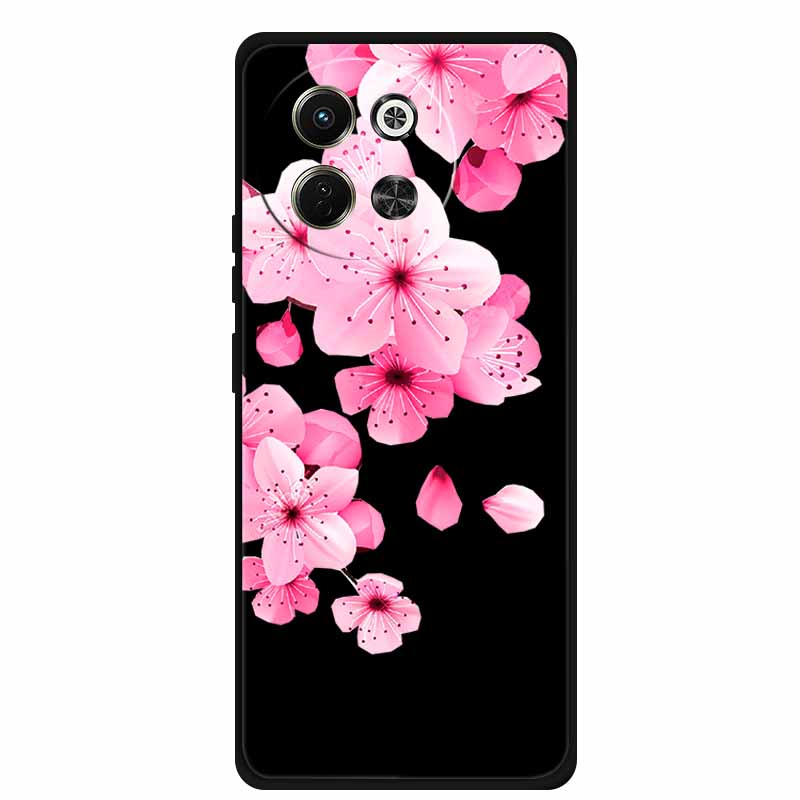 Черный силиконовый чехол для Tecno Pova 6 Neo Spark 30 5G Задняя крышка Чехол Мультяшный Мягкий ТПУ Чехол для Tecno Camon 30S 30 S Pro Чехол