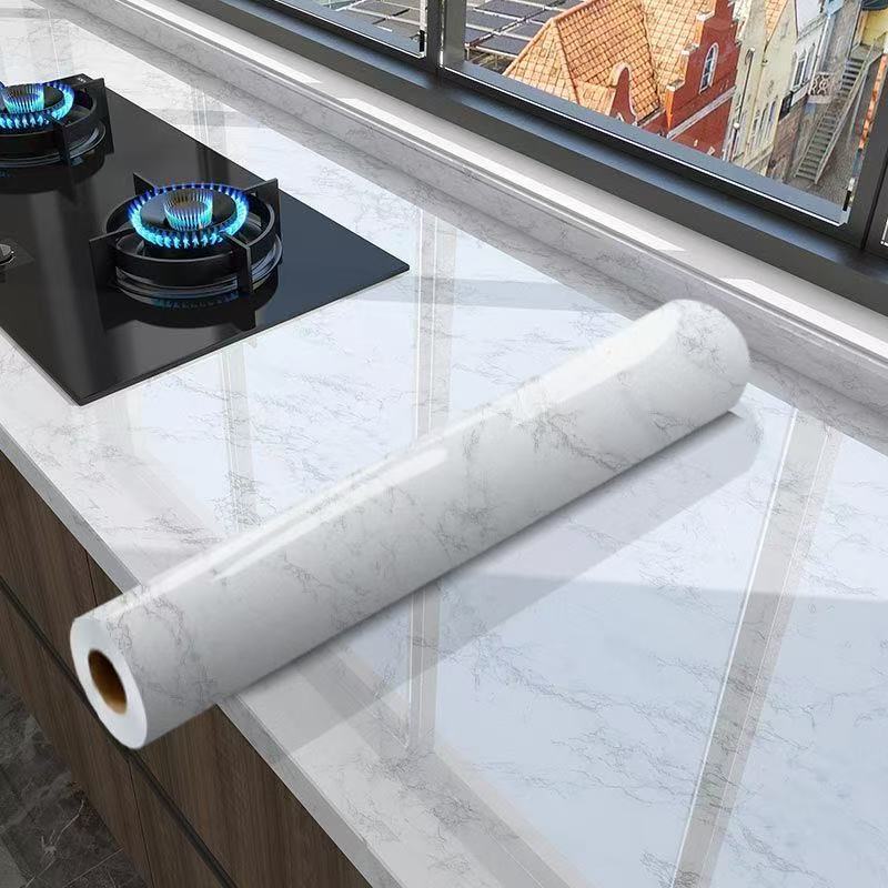 Waterproof and Oil-Proof Kitchen Stove Sticker – Heat-Resistant, Self-Adhesive Wallpaper for Walls, Tiles, Cabinets, and Furniture Refinishing