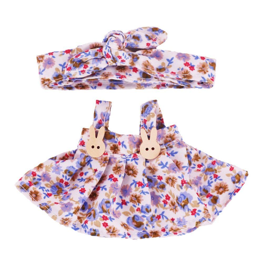 Для 17-сантиметровой плюшевой куклы для одежды, аксессуаров, брюк, юбок, милый комбинезон, платье на подтяжках, праздничные подарки