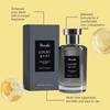 Roxelis elegant fragrance of flowers and trees men's perfume, warm, woody and calm fragrance, mature commuter dating, neutral light fragrance 80ml