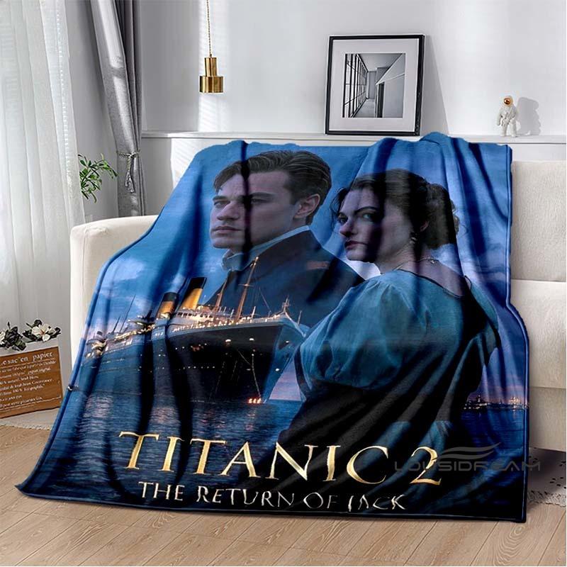 (Titanic) Flannel Blankets Are Suitable for Bedrooms, Living Rooms, Beds, Camping, Picnics, Offices, and Other Places.