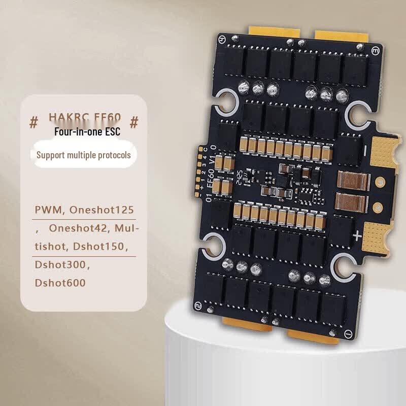 HAKRC EF60 65A 4-in-1 8S Plug-in ESC for FPV Drones
