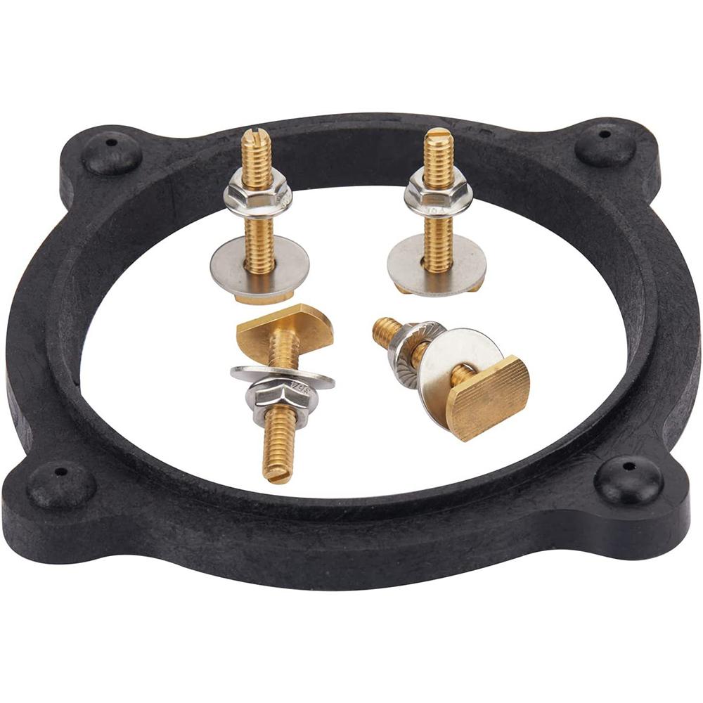 Floor Flange Seal W/ Nuts, Washers & T-Bolts Set For RV Toilet Seals 385310063