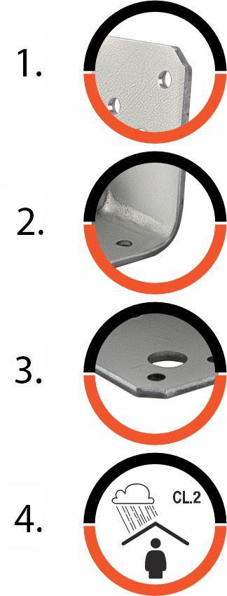 Angle connector E20/3 E20/3x170x113x95mm (1)