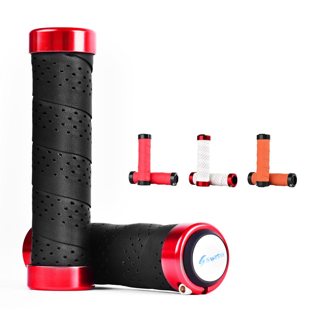 1 Pair Bicycle Grip Cover Mountain Bike Winding Type Bilateral Locking Non-slip Grip Cover