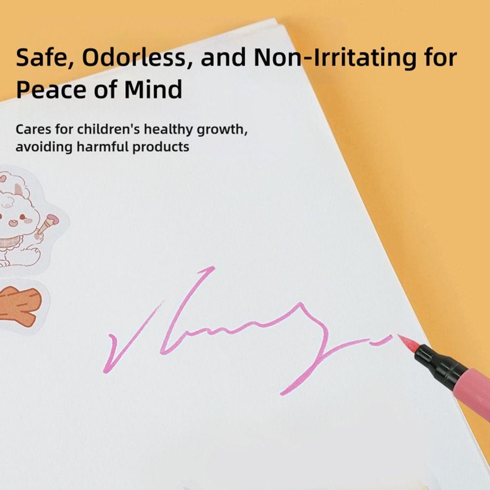 Нетоксичный акриловый маркер Мягкий наконечник Мягкий наконечник Маркер Простой акварельный маркер Студенческое искусство