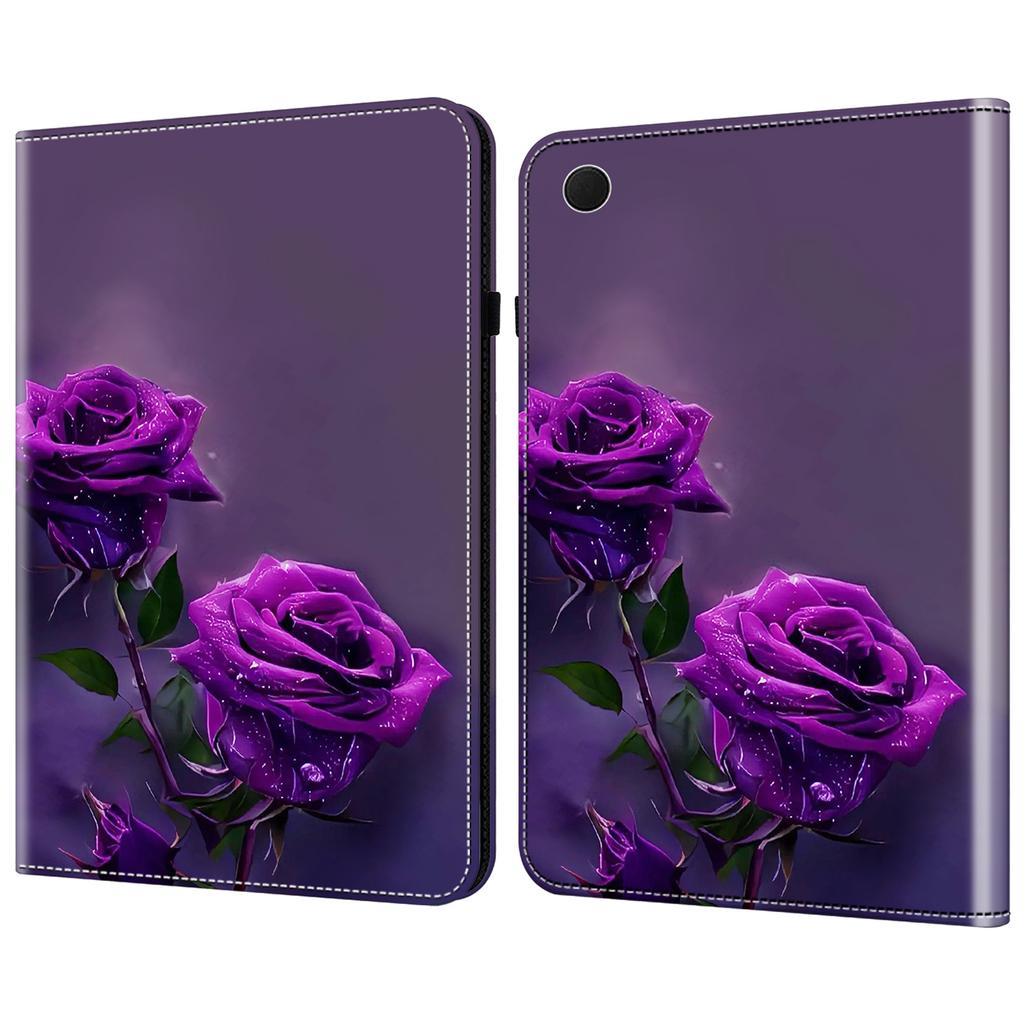 Для Samsung Galaxy Tab A8 10,5 (2021)/(2022) Чехол-книжка-подставка из кожи для планшета с рисунком