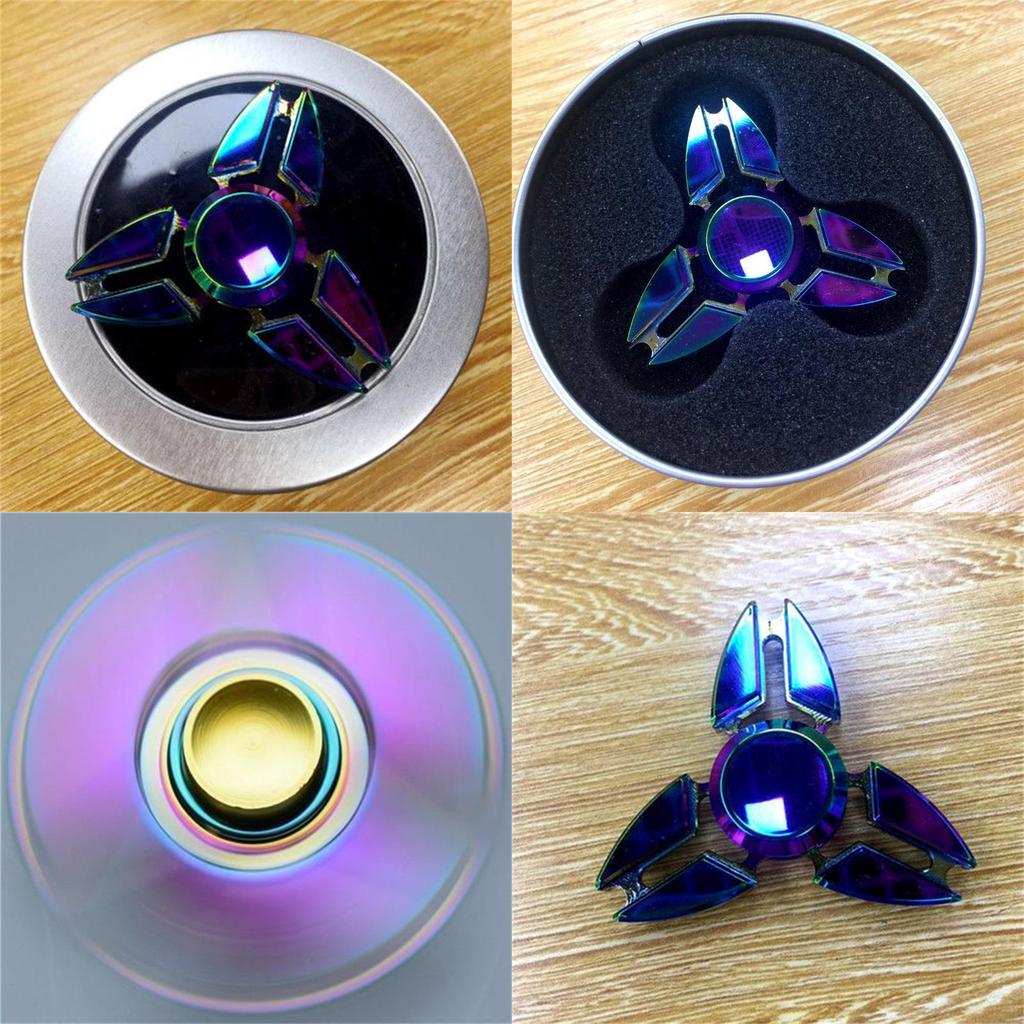 Роскошный радужный сплав фиджет спиннер для снятия стресса и улучшения концентрации