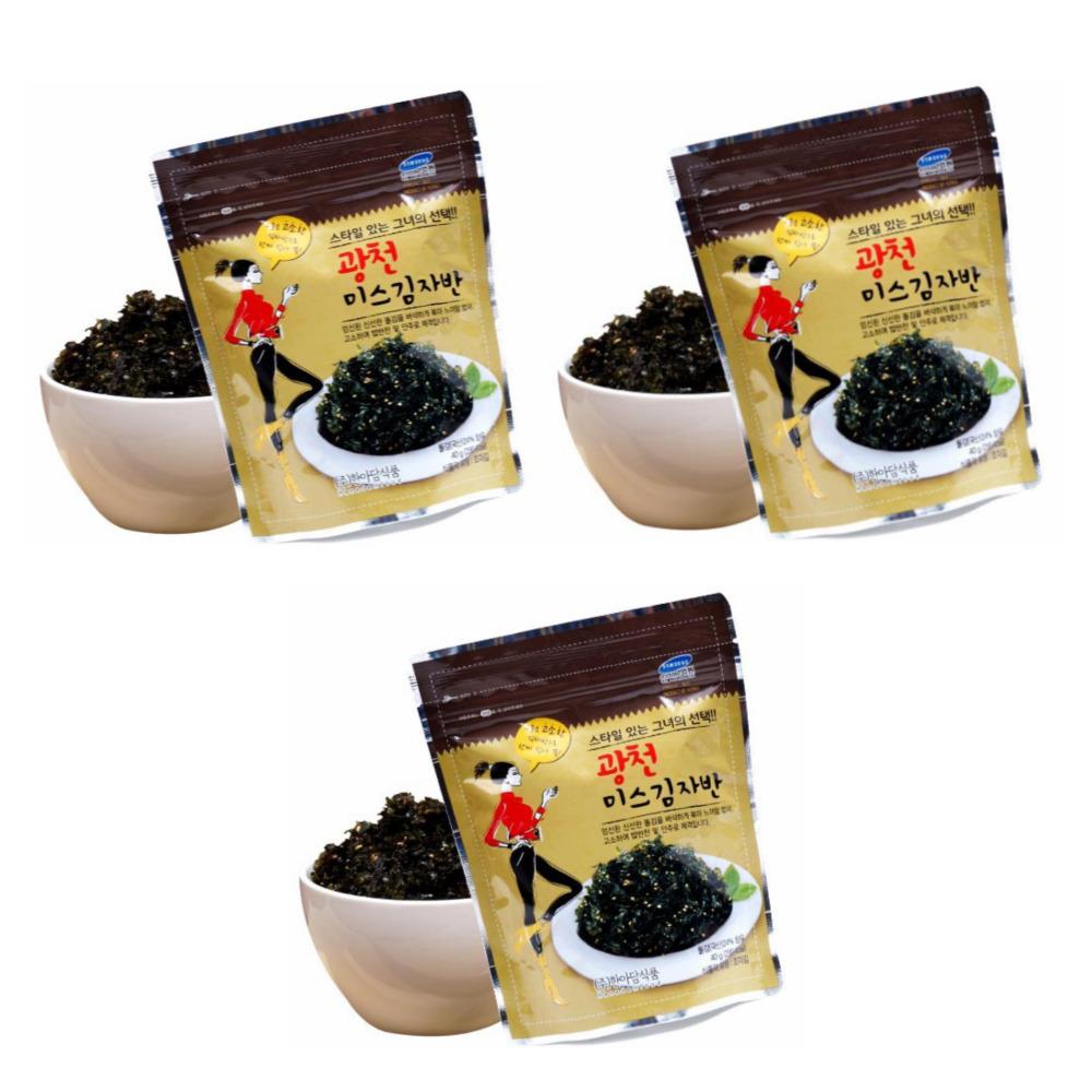 [Gwangcheon] Seaweed Flakes 40g (2 Types) / Hrimp & Anchovy / Korean Side Dish / Korean Snack / Side Dishes