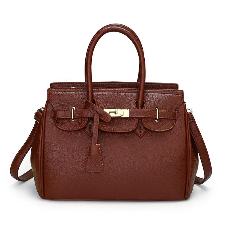 Женская сумка новая простая однотонная сумка через плечо модная сумочка