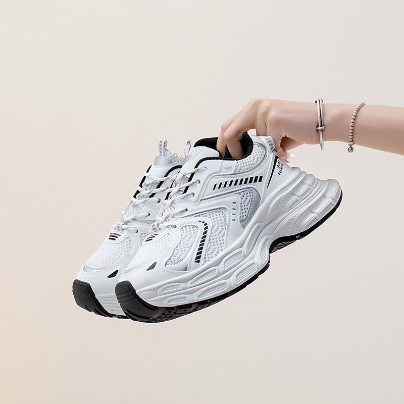 Ins Korean Version of Platform Dad Shoes 2025 Spring New Street Shot Student Running Sneakers Heightening Casual BL02